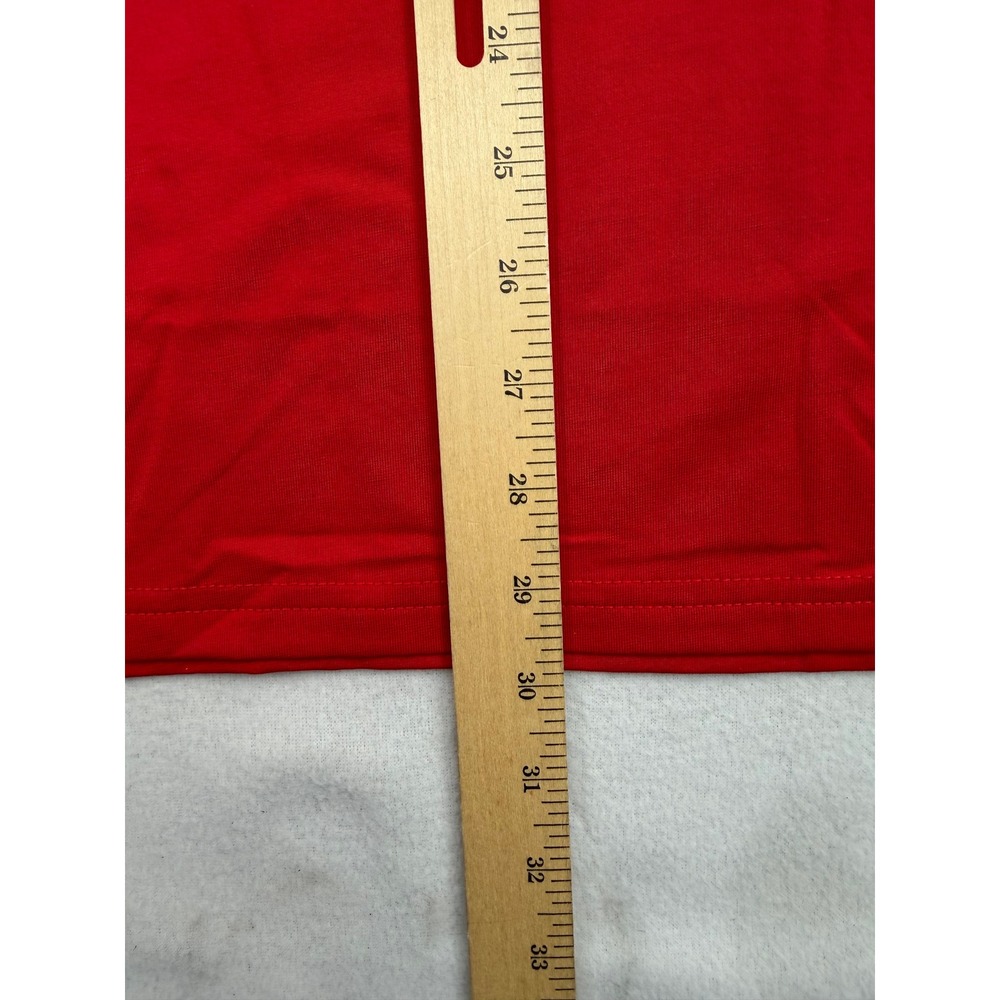 Criquet Mens Performance Polo Shirt Red Pima Cotton Blend L M-PCS73-BLK-RD-L - Picture 7 of 7